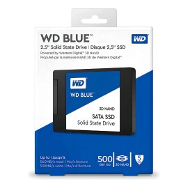 Ssd 500gb Western Digital Disco Duro Solido 2.5 Laptop Pc. Color Azul