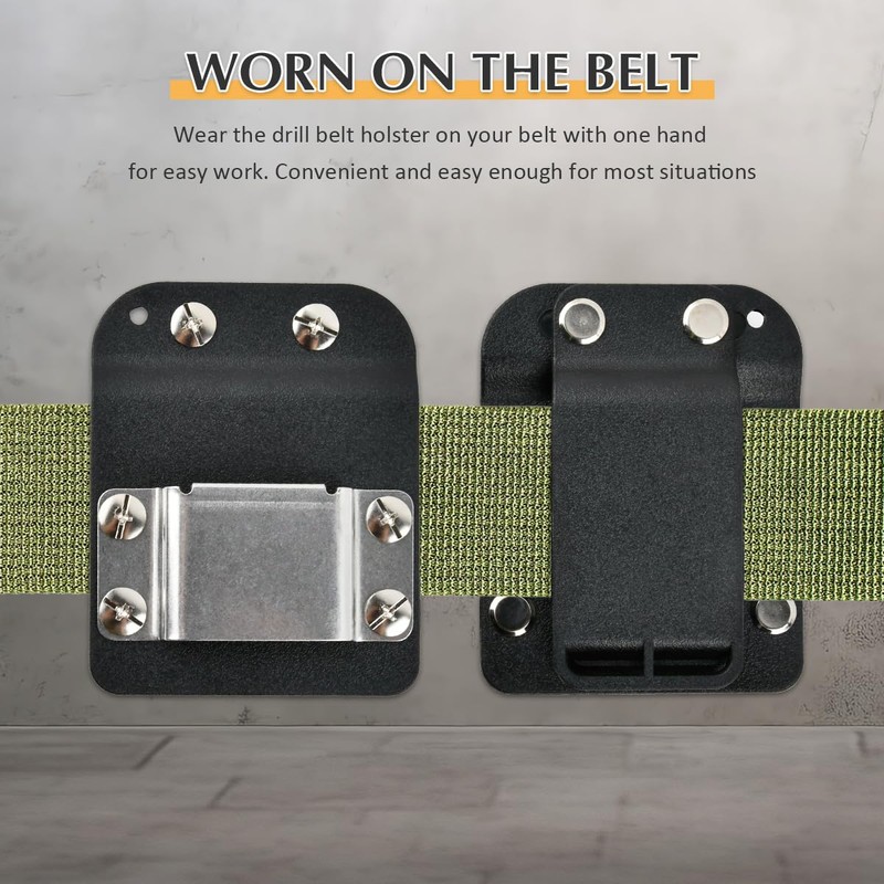 CENBEN Drill Holder for Tool Belt, Heavy Duty Drill Holster