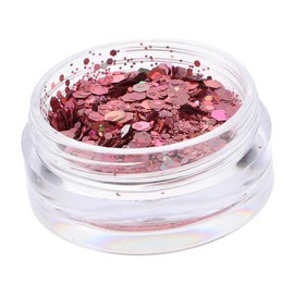 BIUDECO Glowing Nail Glitter Sequins Bottles Nail Art Decorations for DIY Manicure Accessories