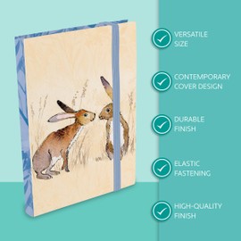 TGSC | Kissing Hares A6 Notebook | Journal Notebook Lined to Unleash Creativity - Premium Journal for Writers, Students and Professionals - Inspiring A6 Lined Notebooks for Women & Everyday Ideas