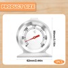Oven Thermometer, Oven Thermometer Stainless Steel with Large Dial for