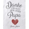 miKalino Babybody mit Spruch Danke für alles mein lieber Papa