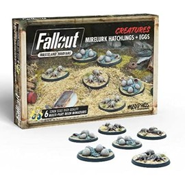 Modiphius Entertainment | Fallout Wasteland Warfare | Creatures: Mirelurk Hatchlings and Eggs | Miniatures | Unpainted