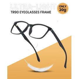 Cyxus Blue Light Glasses Women Clear Gaming Screen Glasses Blocking Blue Ray TR90 Eye Glasses Anti Eyestrain T34