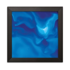 Gango Home Decor Contemporary Surface by Moira Hershey (Ready to Hang); One 12x12in Black Framed Print