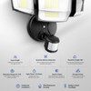 Onforu 90W 10000LM LED Motion Sensor Outdoor Lights, 4-Head Dusk