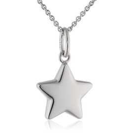 Xaana Children's and Teenager's Necklace 925 Sterling Silver Rhodium-Plated 38 CM AMZ0328