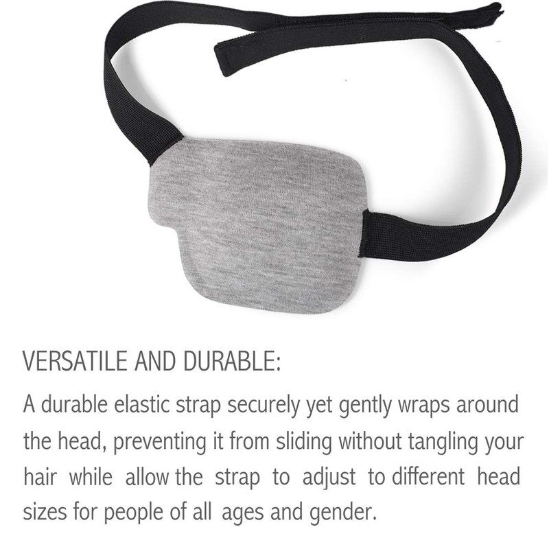 FCAROLYN 3D Eye Patch - Gray (Left Eye)