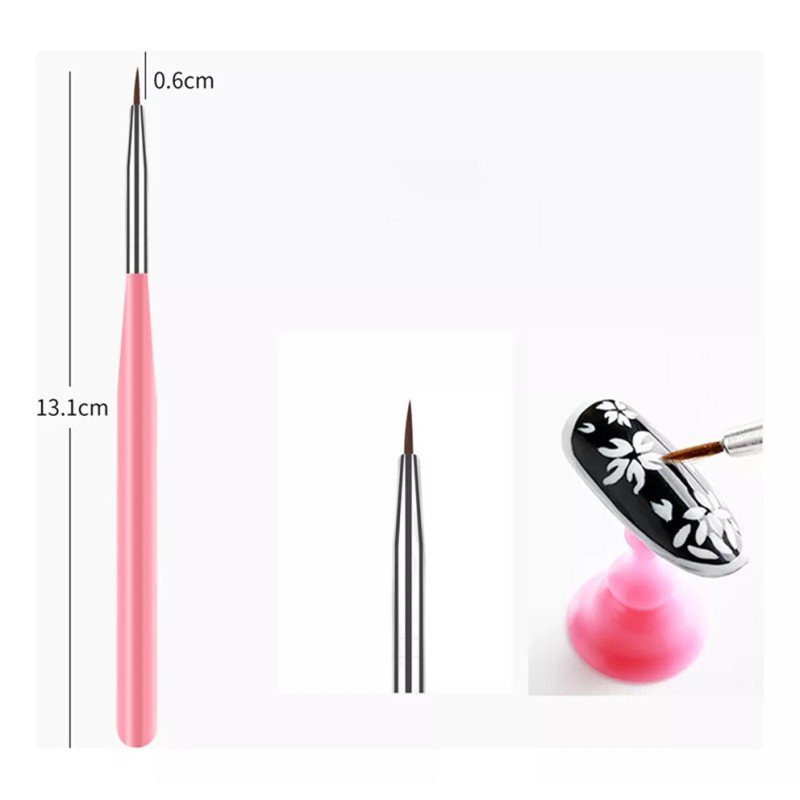 generic Juego De Pinceles De Uñas De 15 Piezas Para