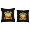 Dino Nugget Pilow Gang Dino-Chicken Nugget Lover Throw Pillow