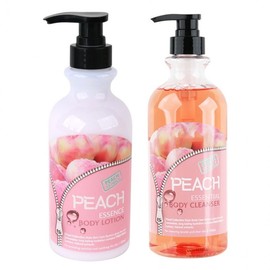 Soft Peach Hydration Body Lotion & Body Wash Set 1 Count