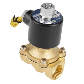 3/4 Inch DC 12 V Brass Solenoid Valve Powerless Open Electric Brass Solenoid Valve for Water Air Gas