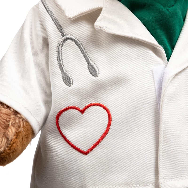 HollyHOME Doctor Bear Stuffed Animal Plush Teddy Bear in Scrubs