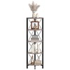 CHOEZON 5-Tier Corner Shelf, Corner Bookcase, 55.2" Tall Vertical Display