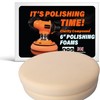 MINK METAL Clarity Compound White Polishing & Compounding Foam Pads,