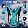 Sadnyy 2 Pcs Hydration Backpack Hiking Water Backpack for 2l