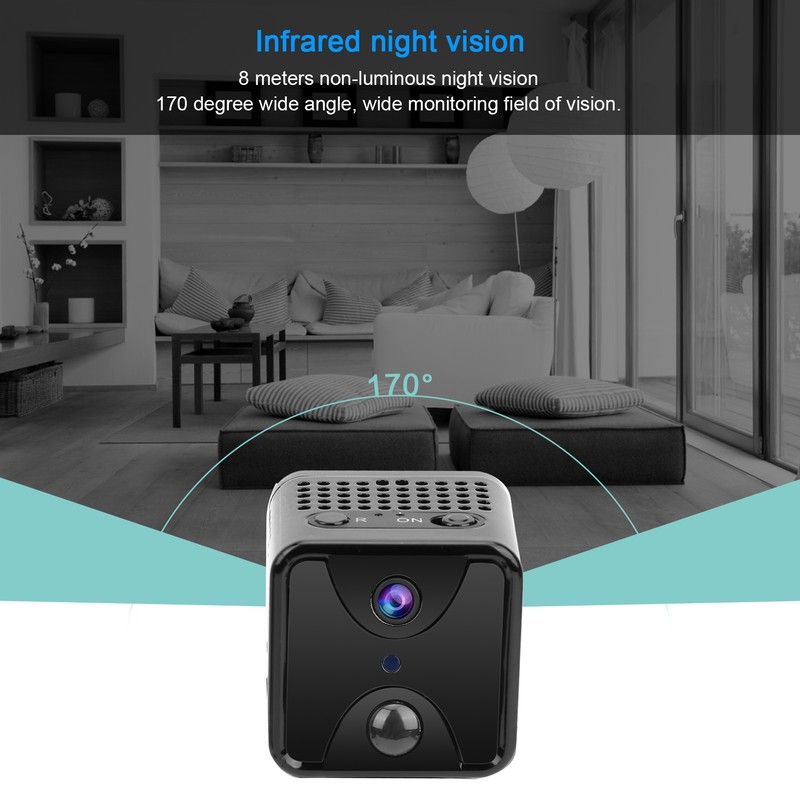 4K WiFi Camera 170° Night Vision Motion Detection Remote Monitor