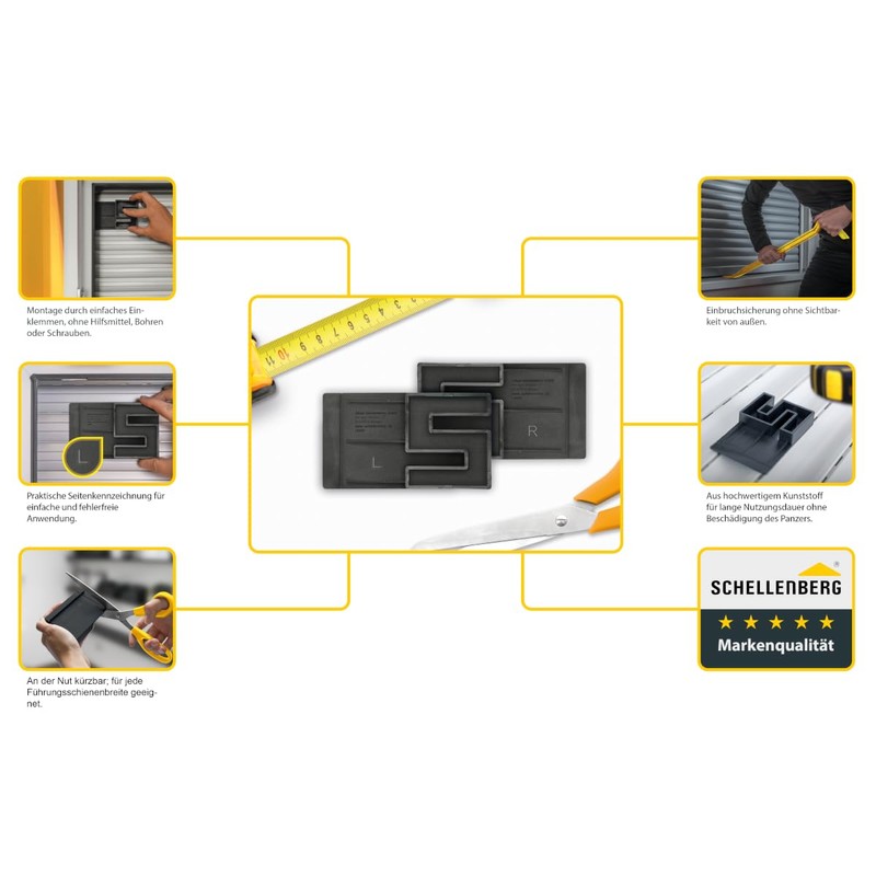 Schellenberg 16000 Roller Shutter Sliding Lock Roller Shutter Lock Against