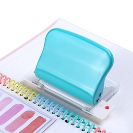 Binding Machine, Metal 10 Hole Punch Spiral Binding Machine, Easy to Use, for Making 26 Holes on B5 Paper, 30 Holes on A4, 20 Holes on A5 Book, Paper Binder for Books, Notebooks,