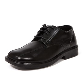 Deer Stags Boys' Gabe Lace-Up Dress Comfort Oxford / Black / 8.5 Toddler / Medium