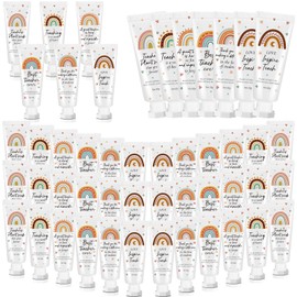 Dansib Dansib 36 Pcs Teacher Appreciation Hand Cream Gifts Boho Rainbow Graduation End the Year Thank You Teacher Gifts for Women Travel Size Hand Cream Christmas Moisturizing Hnad Lotion