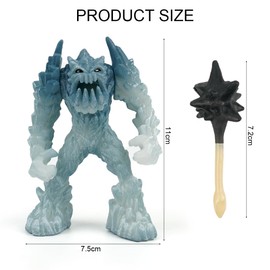 Jungle Plastic Toy, 1 Piece White Blue Action Figure, 11 cm x 7.5 cm x 4 cm, Jungle Action Figure, Toy Set, Party Accessories for Children