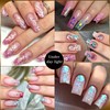 Fluorescent Nail Glitter Sequins Set for Gel Nails, Halloween Flakes