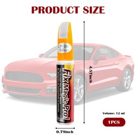 Touch Up Paint for Cars,Car Scratch Remover Pen for Car Paint Scratch Repair with 2-in-1 for Repairing Different Scratches Quickly,Car Accessories Touch Up Paint Pen for Cars (Silver)