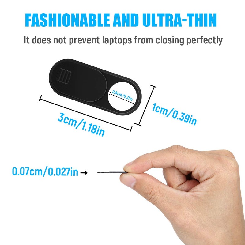 Laptop Camera Cover Slide, 0.028 Inch Ultra Thin Laptop Camera