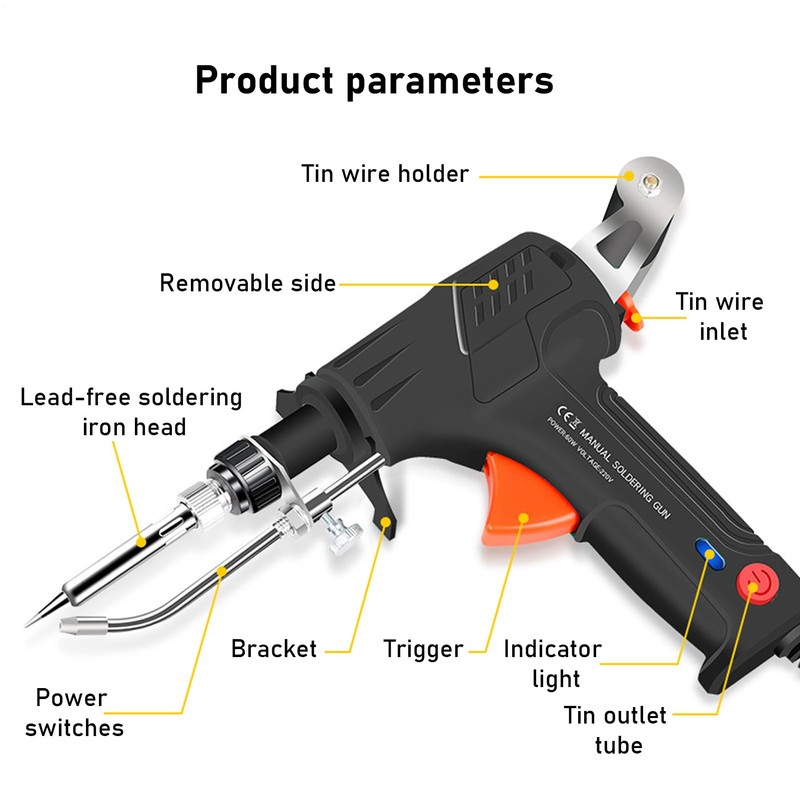 Soldering Iron Kit | 60W Automatic Soldering Iron - External