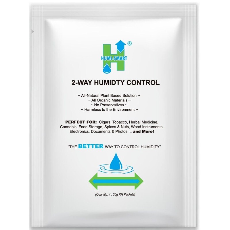 Humi-Smart 69% RH 2-Way Humidity Control Packet – 8 Gram