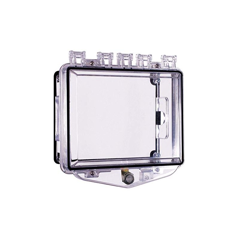 Enclosure, Open, Clear, Surface, Key Lock