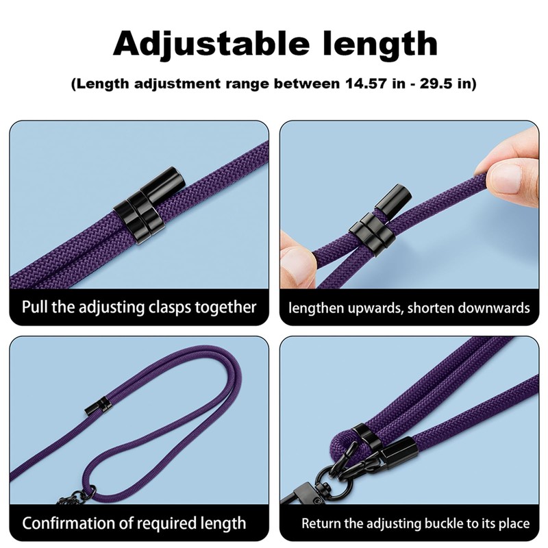 Phone Lanyard Universal Crossbody Adjustable Neck Strap Compatible with Most