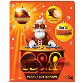 Reese'ss Peanut Butter Miniatures Advent Calendar 245g- Christmas Advent Calendar Gift for Kids and Adults- Christmas 2025