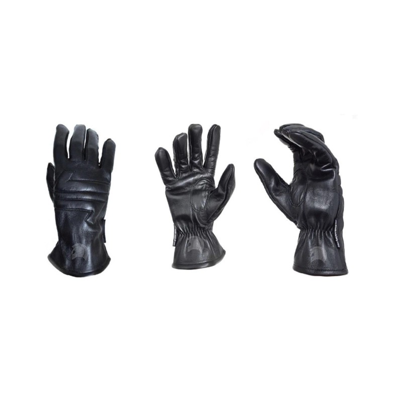Gladiator Motorcycle Gauntlet Touring Gloves LEATHER Lined Warm Cool