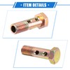 VekAuto Double Banjo Bolt Kit, M12x1.5 Length 45mm Metric Thread