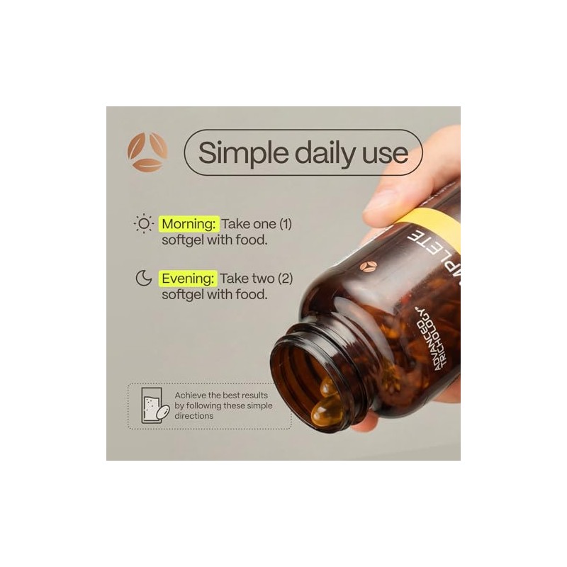 Advanced Trichology EFA Completo con Óptima Omega 3 6 9