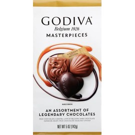 Godiva Chocolatier Assorted Chocolate Masterpiece IWC Bag, 0.30 Ounce