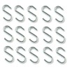 Merriway BH04903 (50 Pcs) Kitchen S-Hook Steel BZP 25mm 2.4mm
