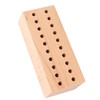 screwdriver Pliers Organizer 20 Holes Beech Wood Display Stand Base