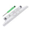 Measuring Rolling Ruler 30cm Various Formulas Horizontal Vertical Parallel Lines