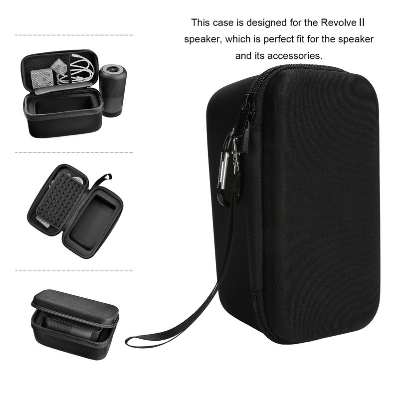 Speaker Case Bluetooth Speaker Protective Storage Bag with Mesh Pocket