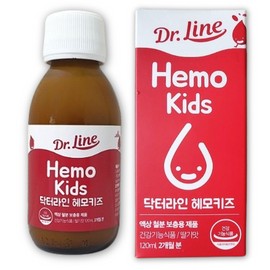 Dr. Line Hemo Kids Strawberry Flavored Iron Supplement Children's Iron 60-day supply / 닥터라인 헤모키즈 딸기맛 철분제 어린이 철분 60일분