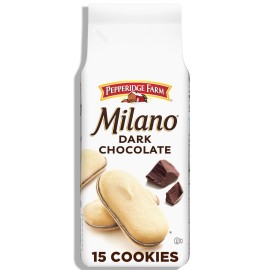 Pepperidge Farm Milano Dark Chocolate Cookies 6 Ounce Pack of 15 Cookies