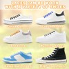 DANHUA Flat Shoelaces 39.37 inch Multicolor Twill Point Thick Shoe