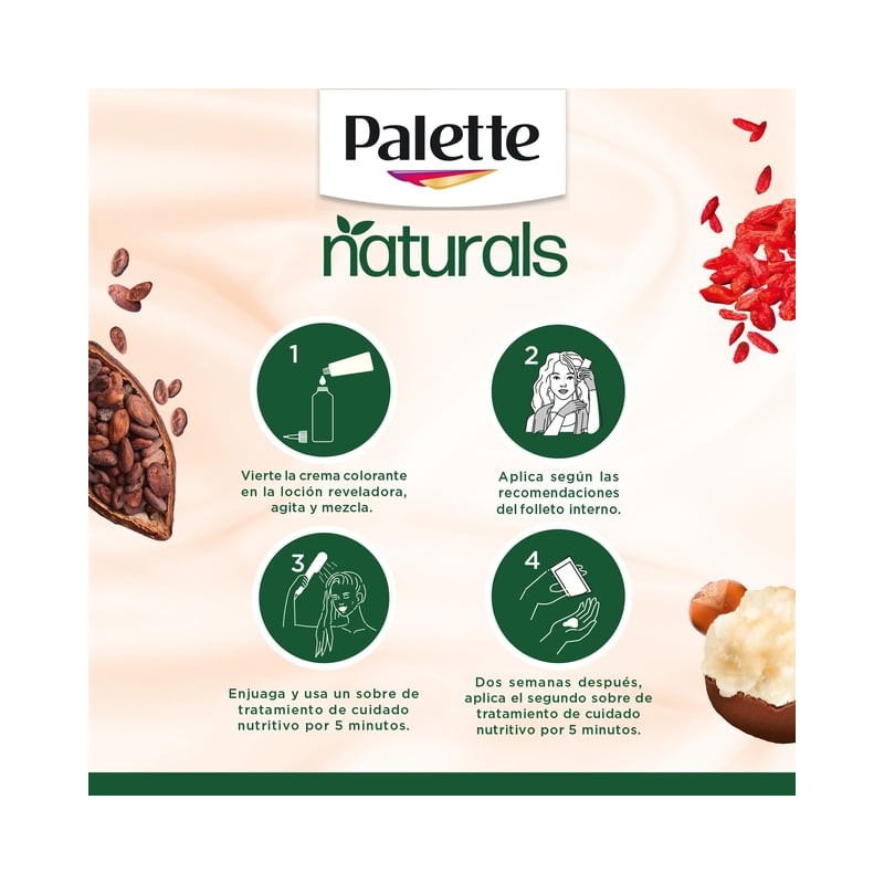 Tinte de Cabello Palette Naturals Kit 4-60 50ml