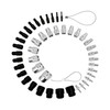 Xxzhiho 44Pcs Nut and Bolt Thread Checker,27 Standard & 23