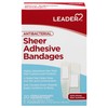 Leader Sheer Adhesive Bandages, Packs ofBlends with Skin, Helps Prevent