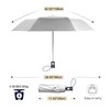 CUBY Sun UV Umbrella Folding Travel Compact Umbrella Reinforced Windproof