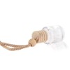 10 Packs Car Hanging Diffuser Empty Glass Perfume Bottles Air